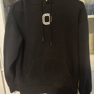 Classic Black Hoodie with Logo